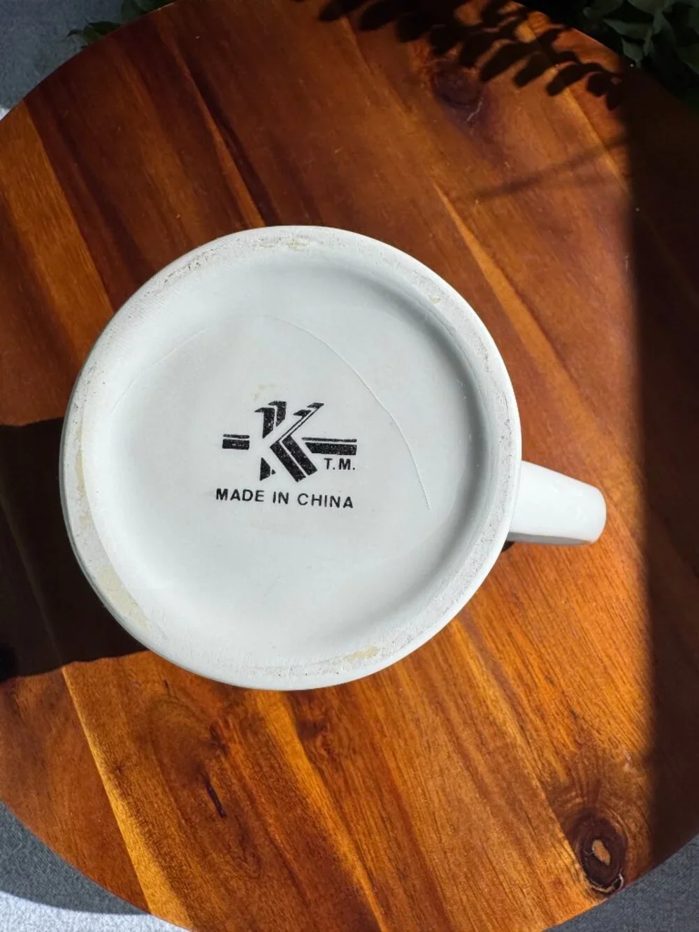Vintage KK Ceramics 3D Magnolia Flower Coffee Mug